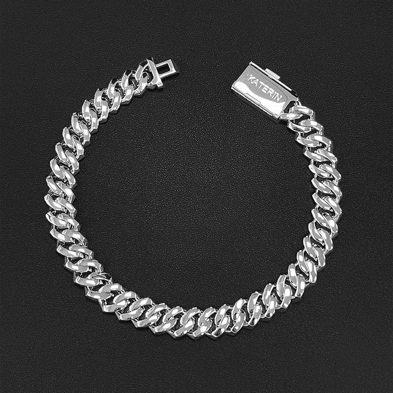 Cuban Chain “925” Argento 925 - Moissanite