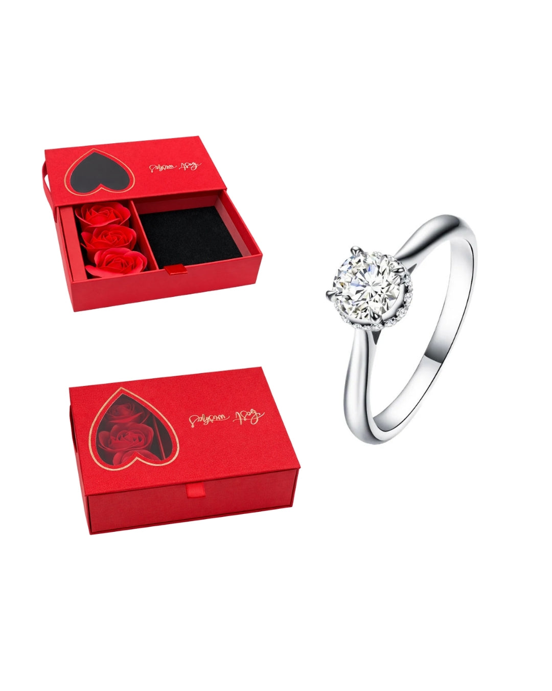 COMBO " PUNTO LUCE LOVE " - ARGENTO 925