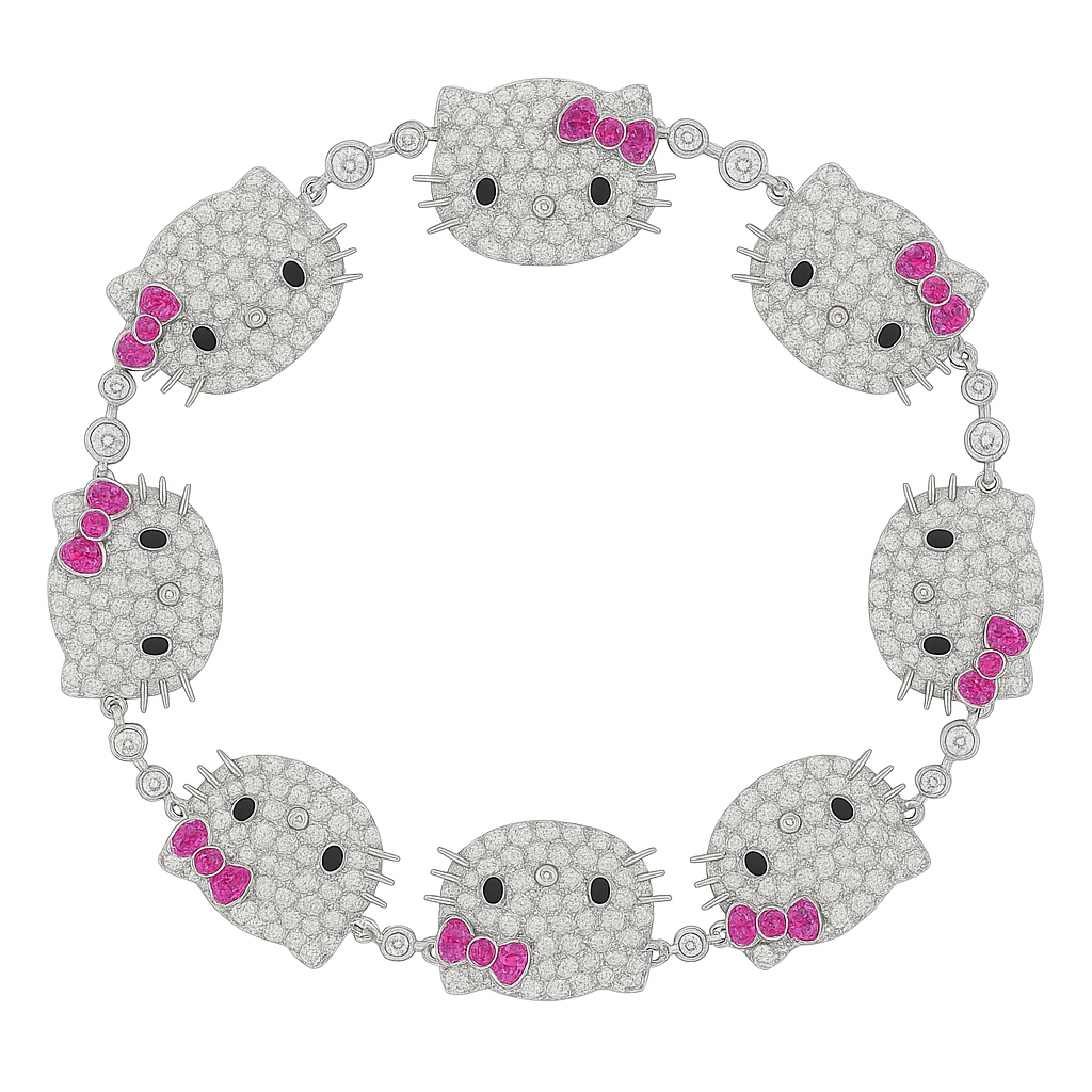 BRACCIALE LOGO "HELLO KITTY"