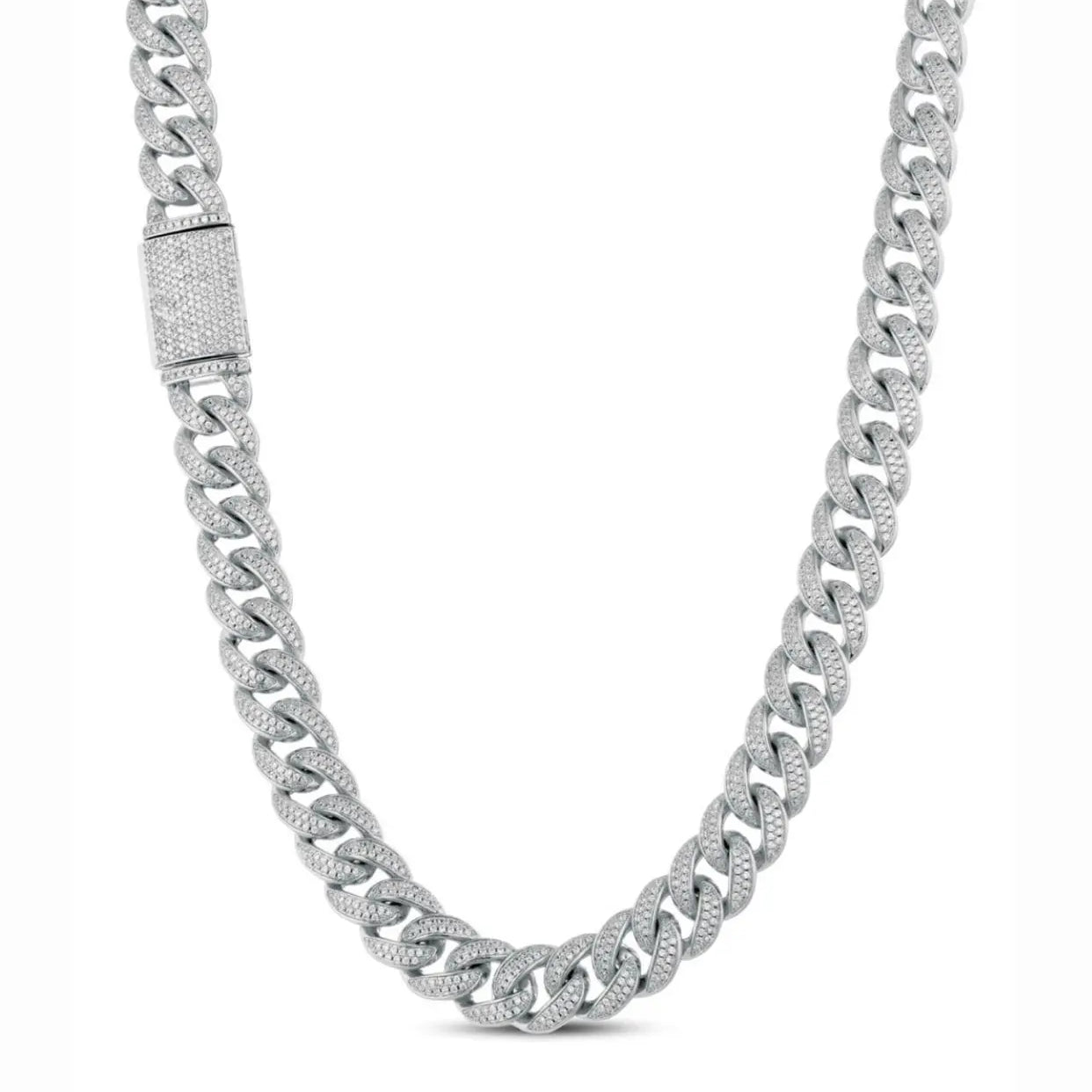 Collar Katerin “Cadena Cubana” de plata