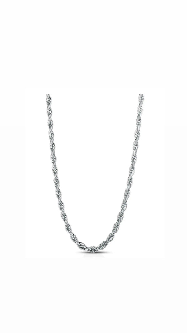 Collana “Medium Rope” Silver Katerin