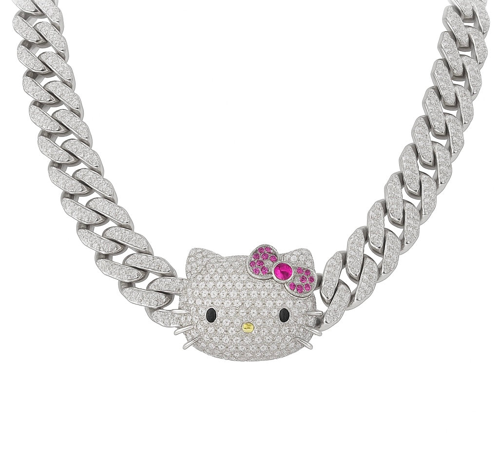 CUBAN CHAIN "HELLO KITTY"