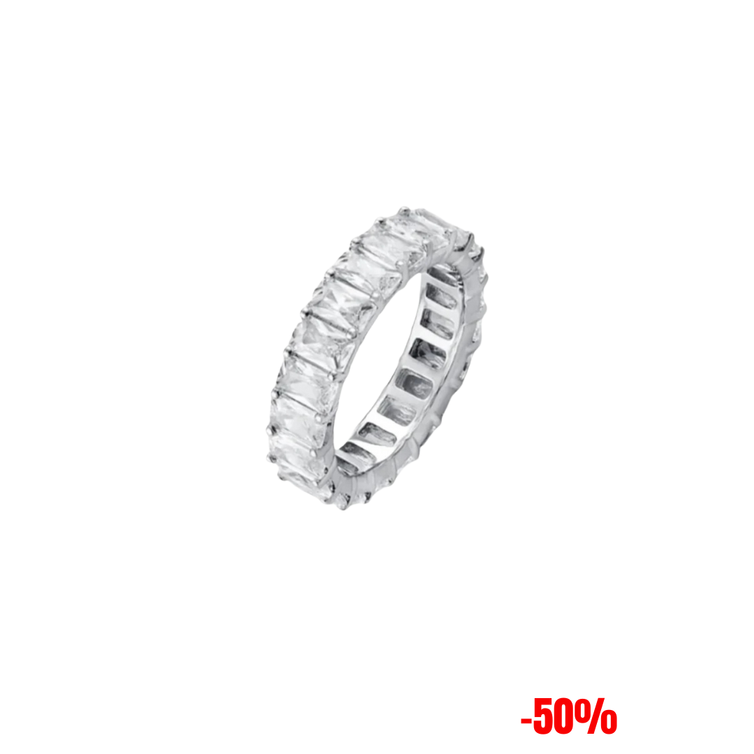 ANILLO "BAGUETTE" DE PLATA