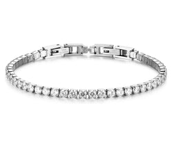 Bracciale “Tennis grande Silver” Katerin