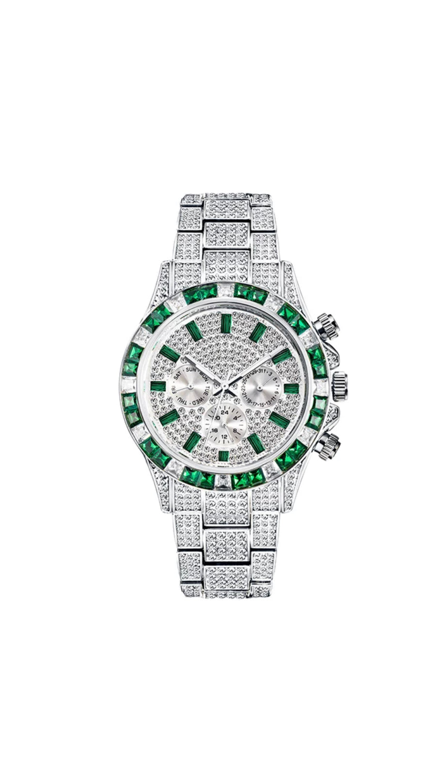 2. Orologio Katerin “ Hawaii” Silver & Green