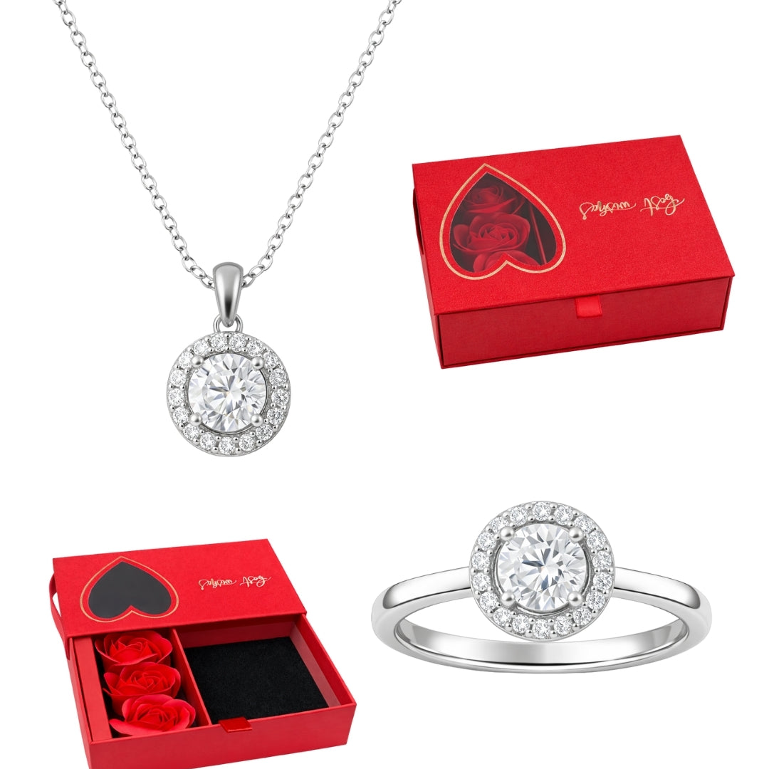 COMBO " SAN VALENTINO " (Anello regolabile)