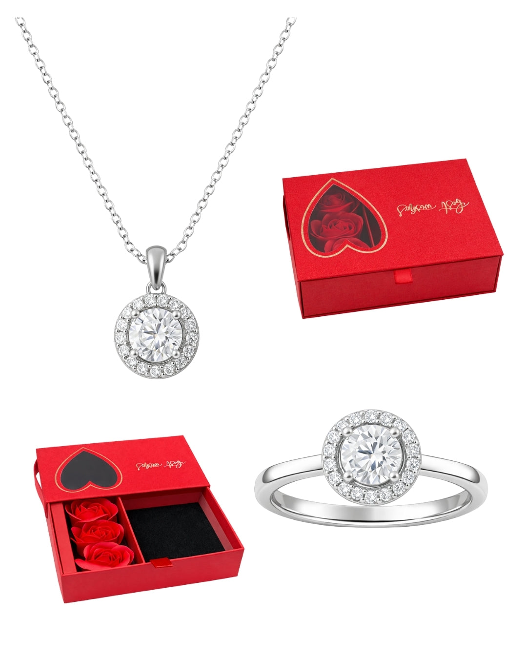 COMBO " SAN VALENTINO " (Anello regolabile)