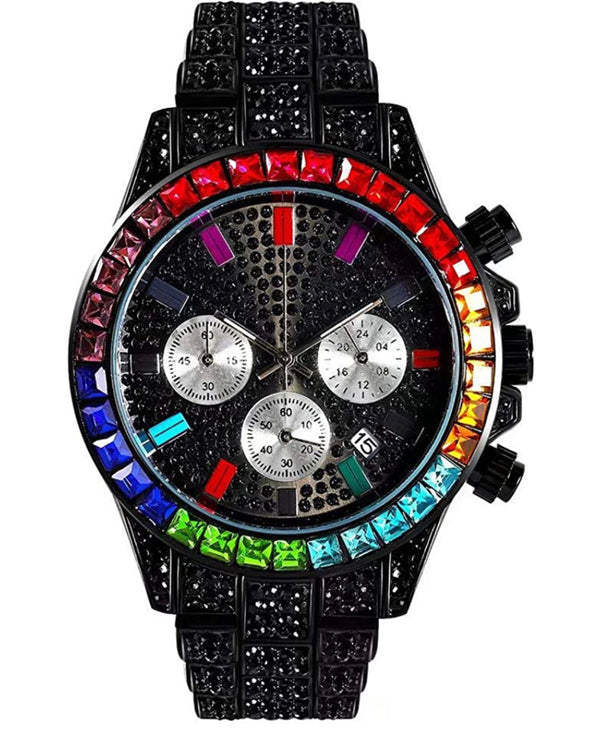 Orologio Katerin “Rainbow & Black”