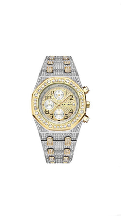 Orologio KATERIN “Silver & Gold” con numeri