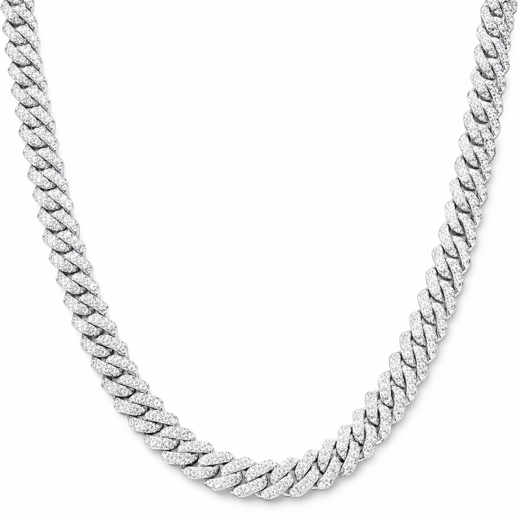 Collana “Cuban Chain” 10mm Silver Katerin