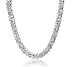 Collana “Cuban Chain” 15mm Silver KATERIN