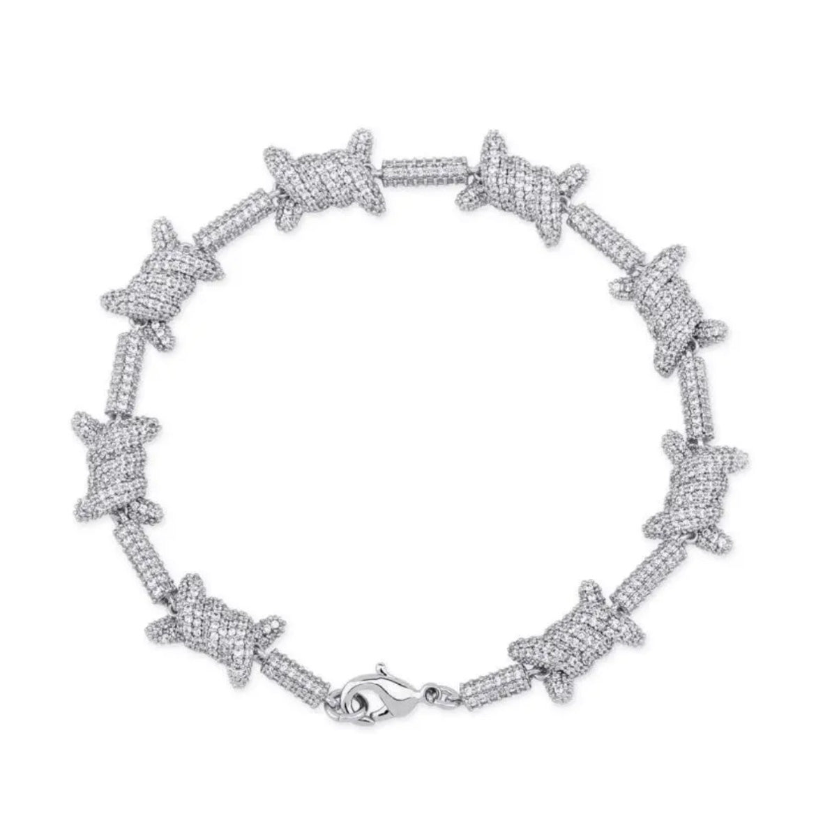 Pulsera “Alambre de Púas” en Plata 925