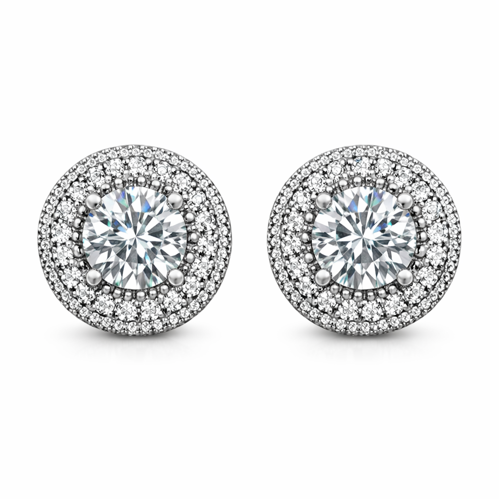 Orecchini “FIFTY” Argento 925 - Moissanite