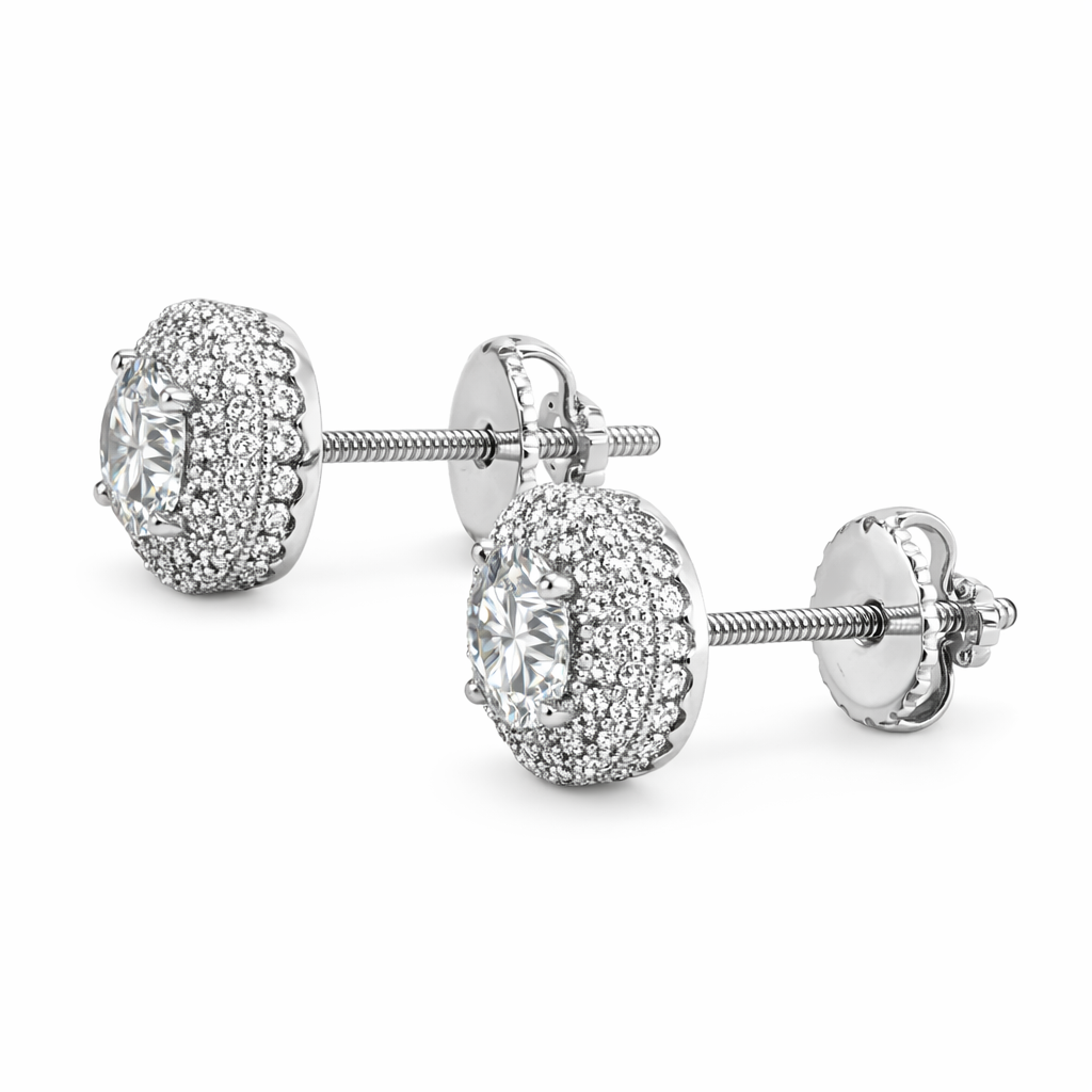 Orecchini “FIFTY” Argento 925 - Moissanite