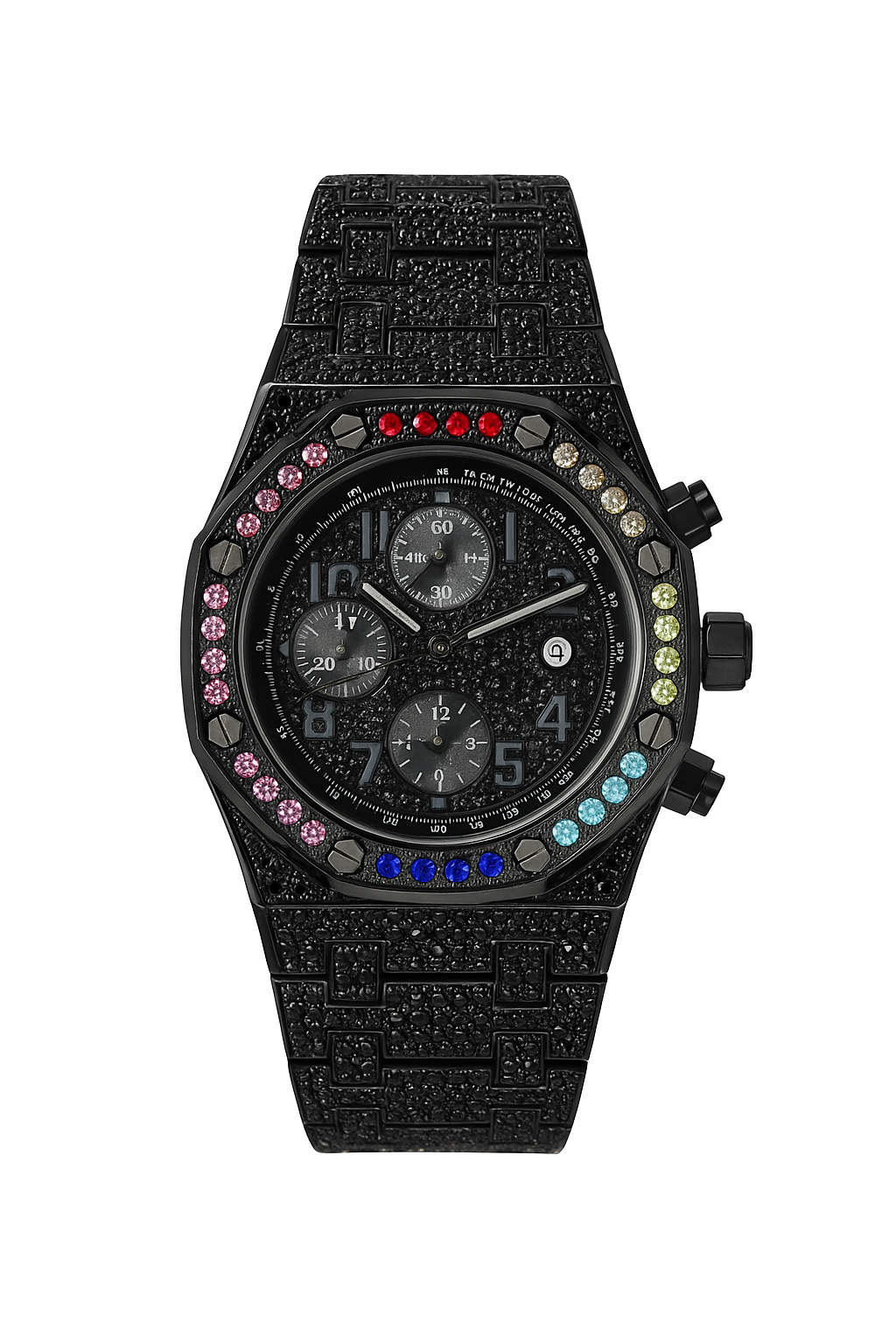 OROLOGIO " RAINBOW BLACK "