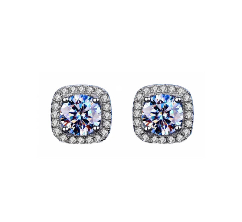 Orecchini “DRIPPY” Argento925 - Moissanite.