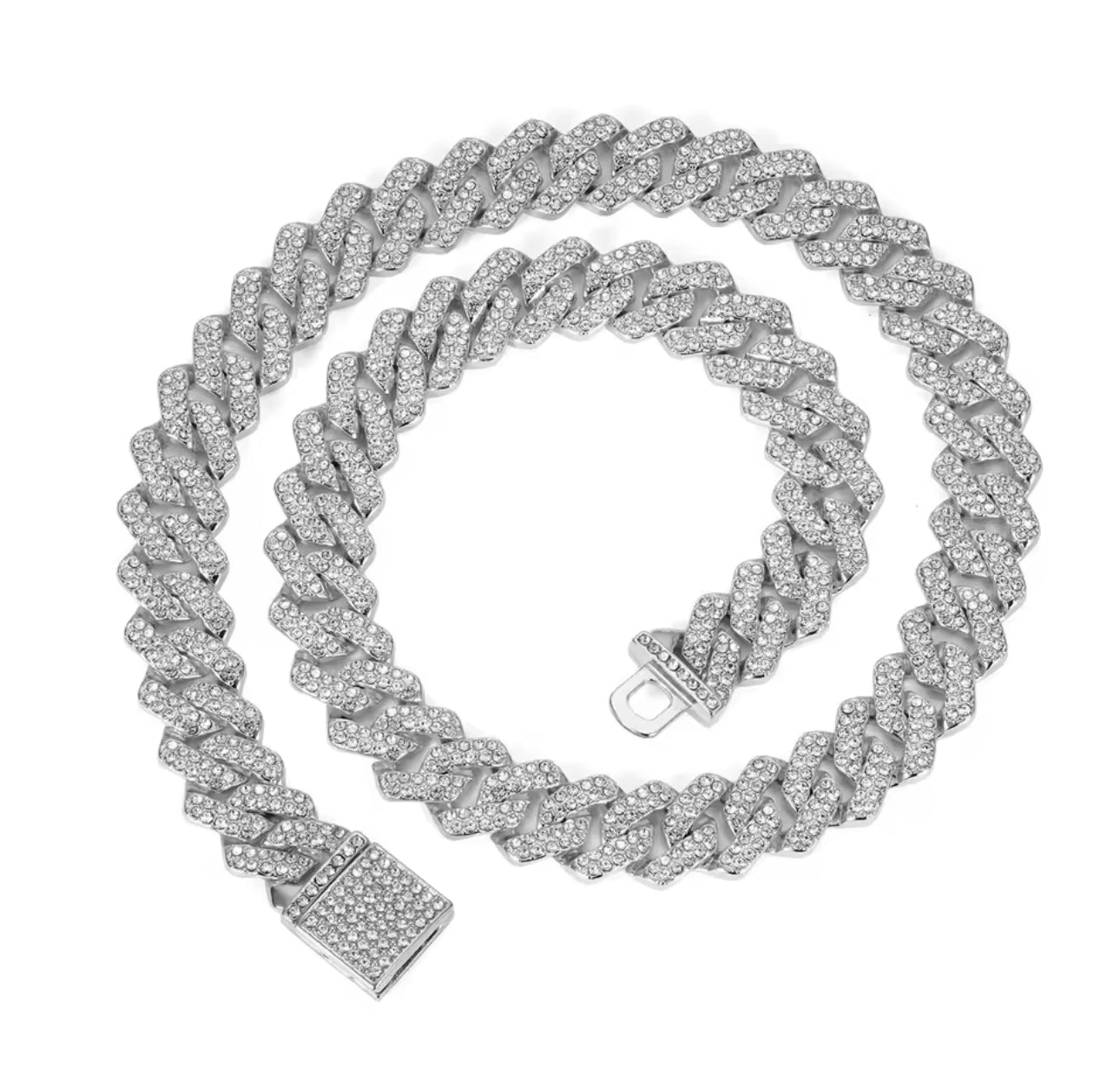 CUBAN Chain “DRILL” Acciaio Inossidabile