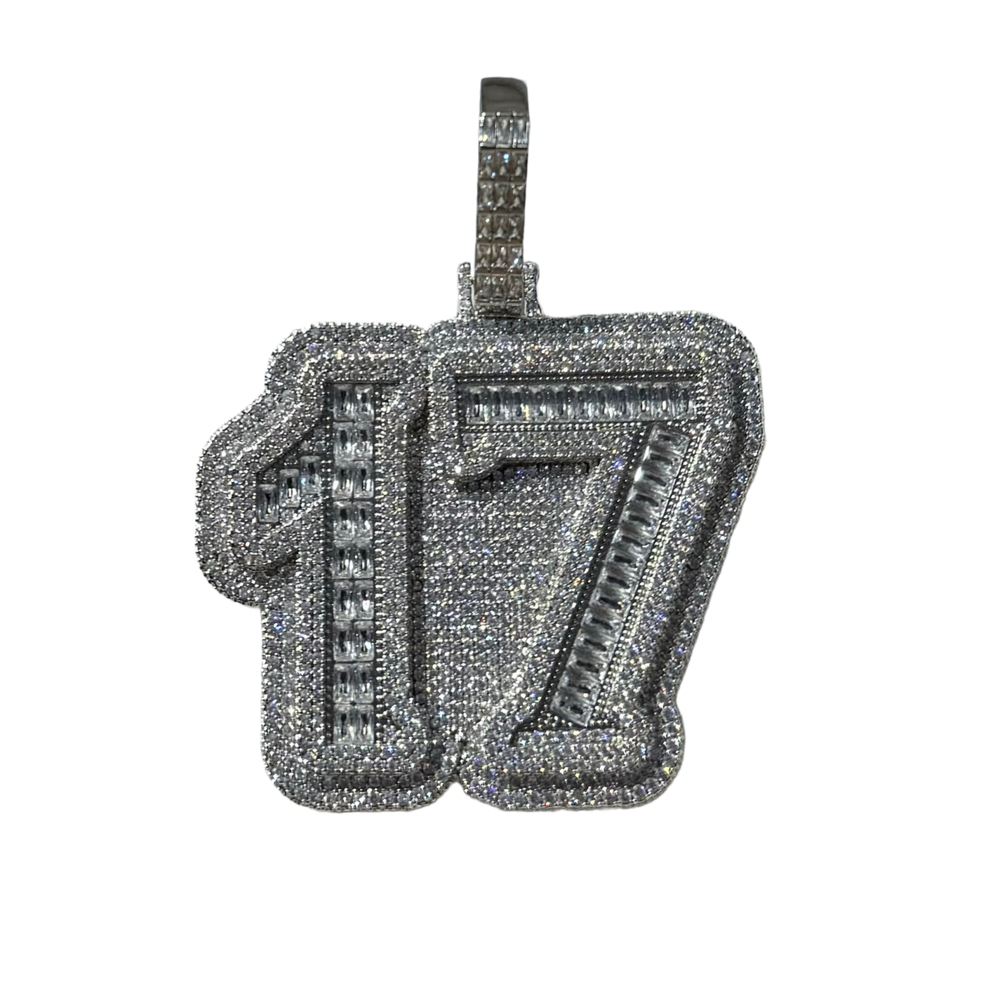 “17 XXXTENTACION” Colgante de plata