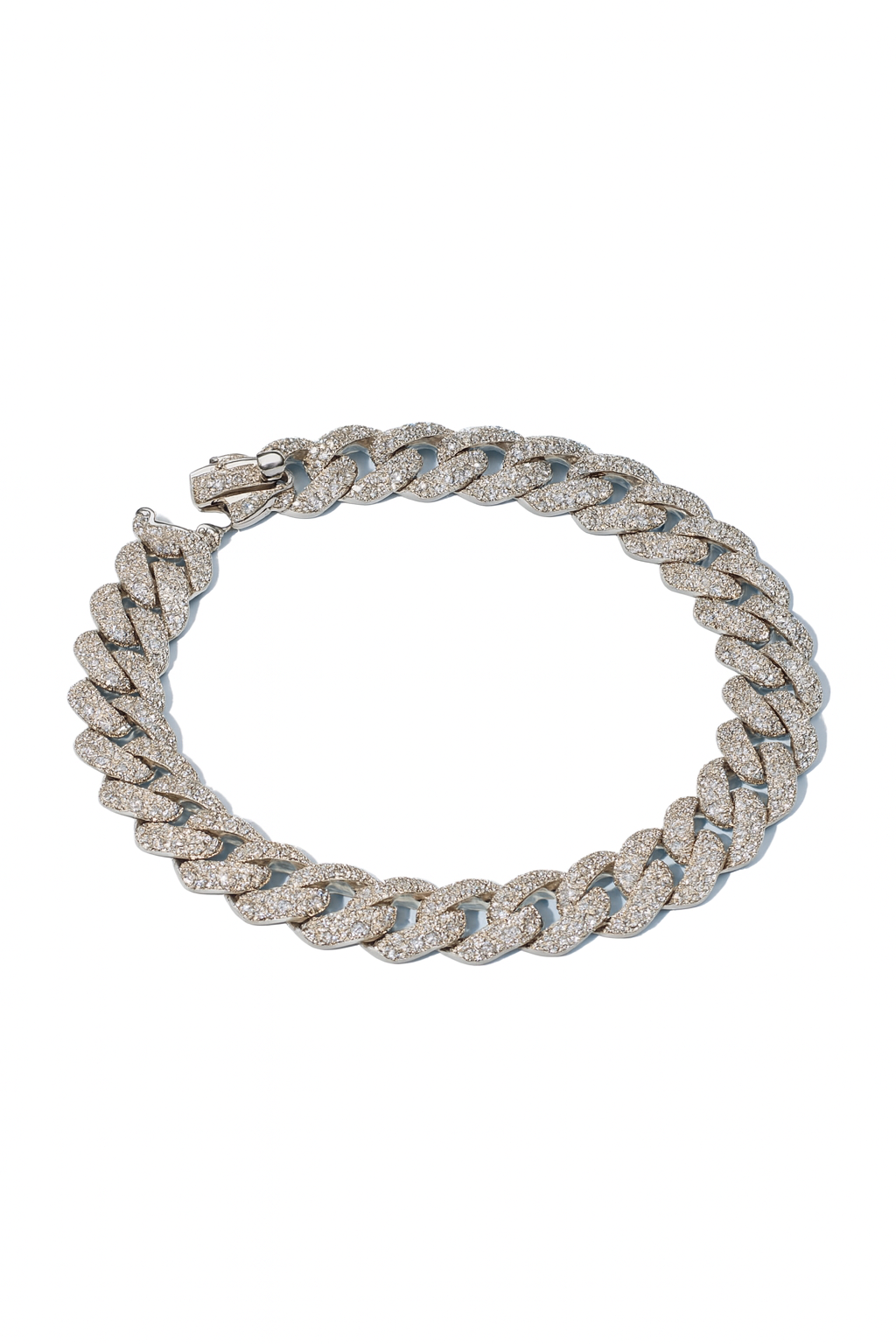 Bracciale Cuban "Las Vegas" Silver925 - Moissanite