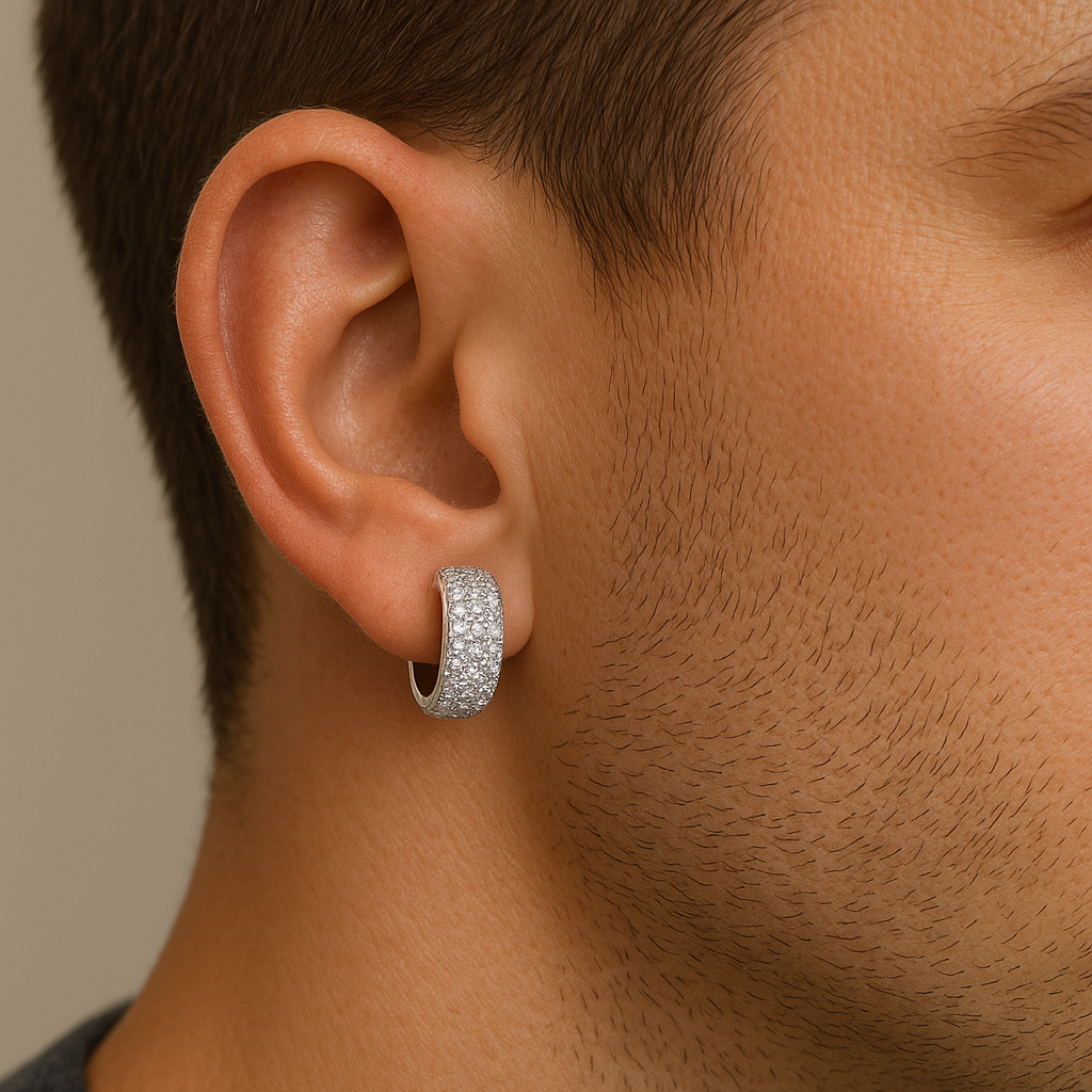 Orecchini “Big Pavè” Argento 925