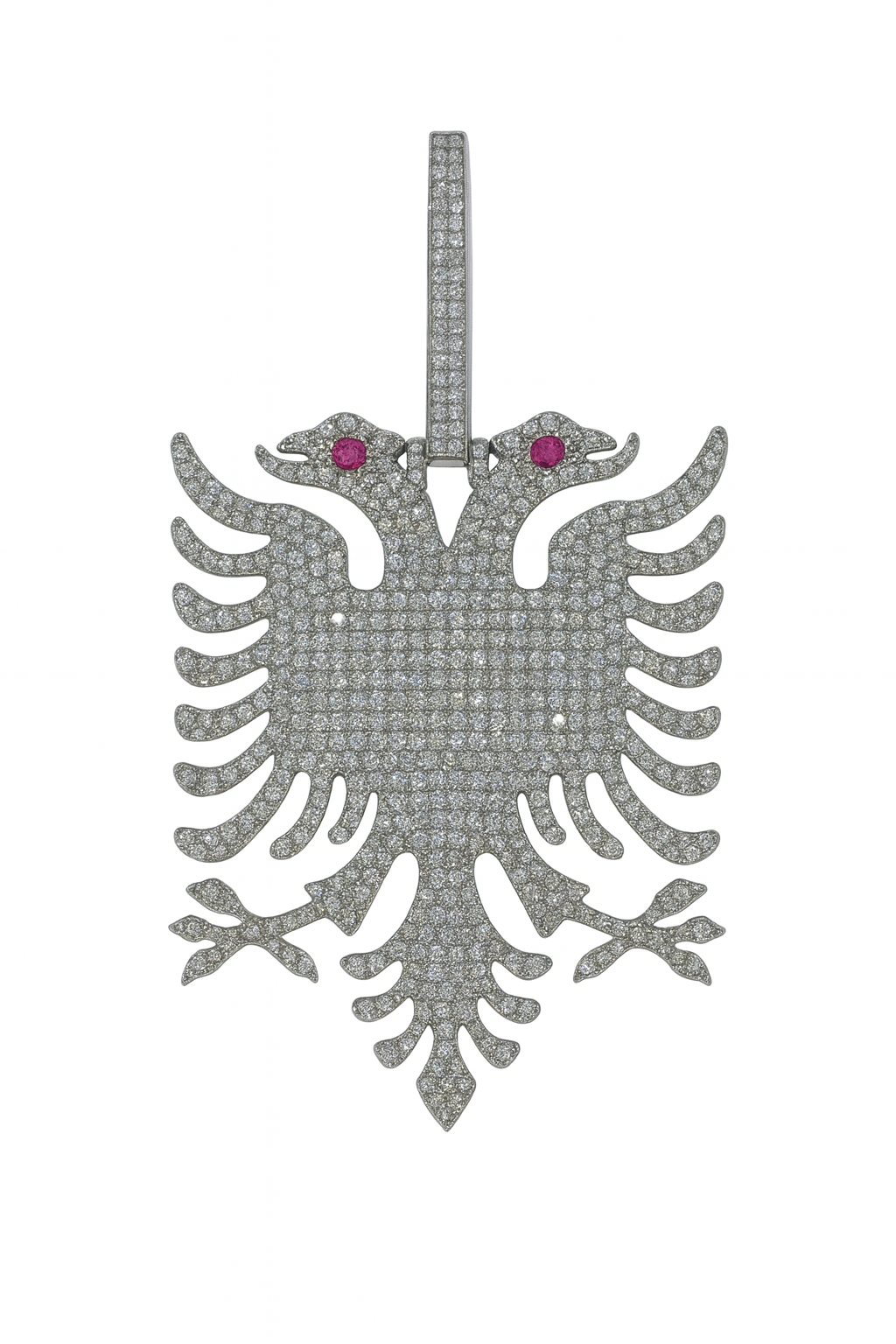 Ciondolo "ALBANIA DRIP" Silver 925 - Moissanite