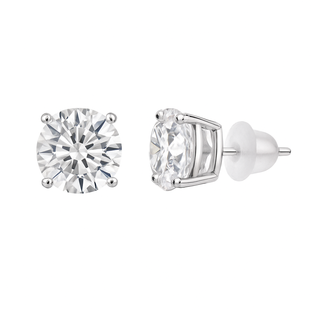 ORECCHINI “PUNTO LUCE” ARGENTO 925 8MM