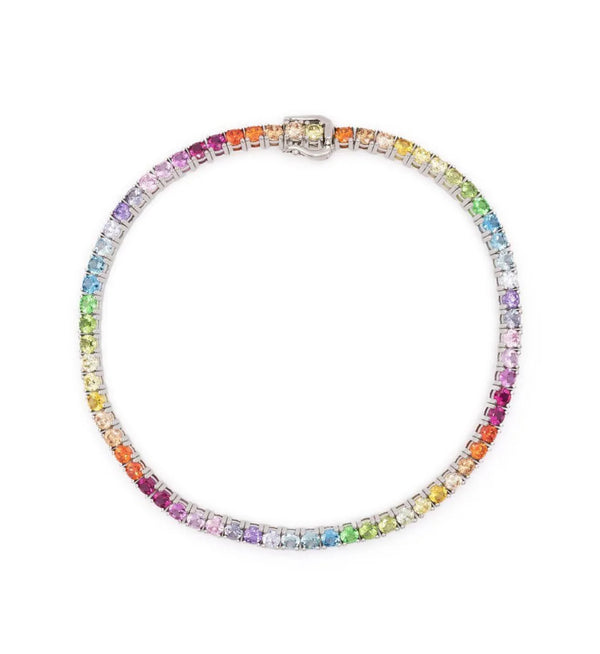 Bracciale Tennis "RAINBOW" Argento 925