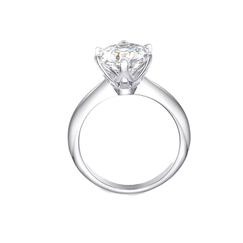 Anello Punto Luce - Silver925 - Moissanite