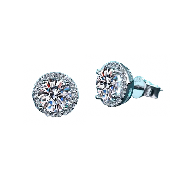 Orecchini "TUPAC" Silver925 - Moissanite