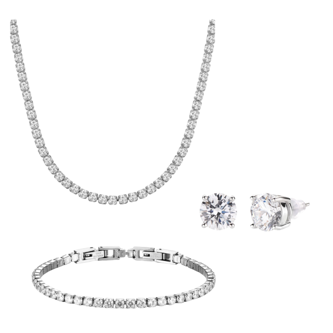 COMBO " CHRISTMAS " ACCIAIO INOSSIDABILE & ARGENTO 925