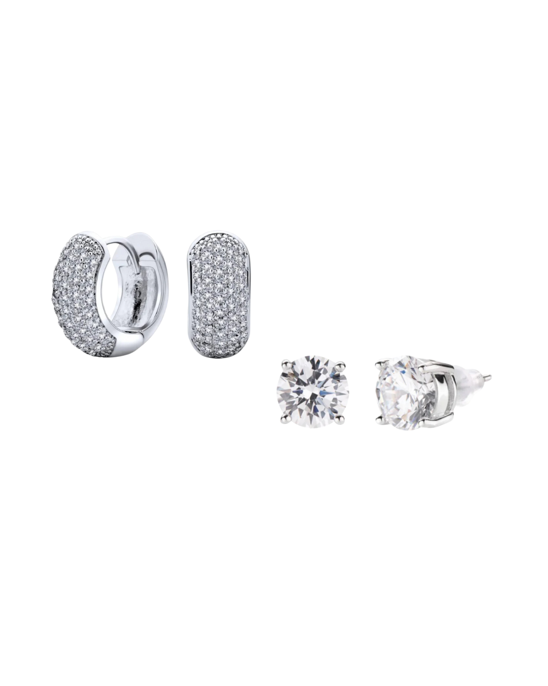COPPIA ORECCHINI IN ARGENTO 925 DONNA LETTERA CON COPPIA ORECCHINI IN ARGENTO 925 DONNA LETTERA CON