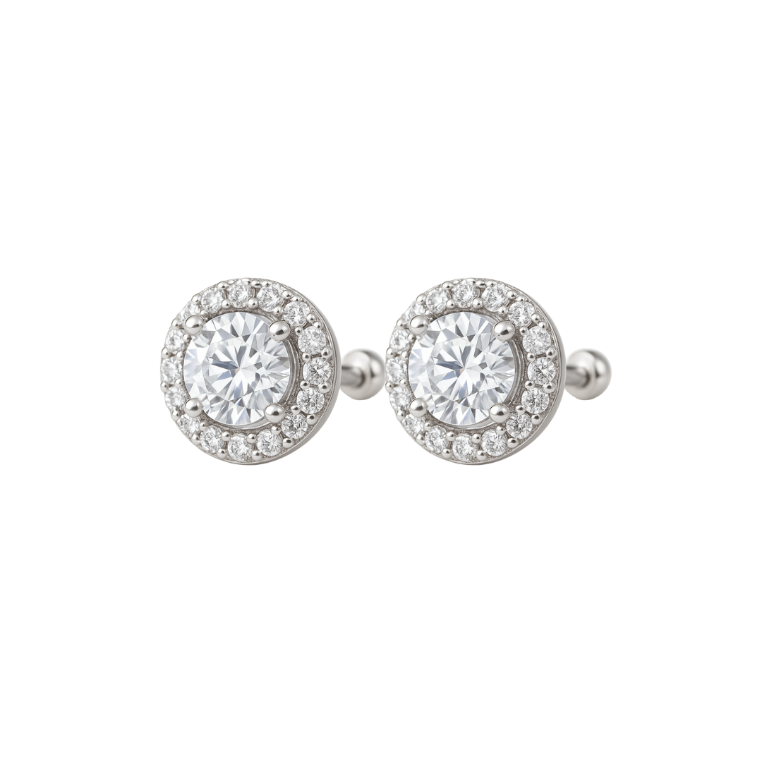 ORECCHINI "MINI TUPAC" ACCIAIO INOSSIDABILE