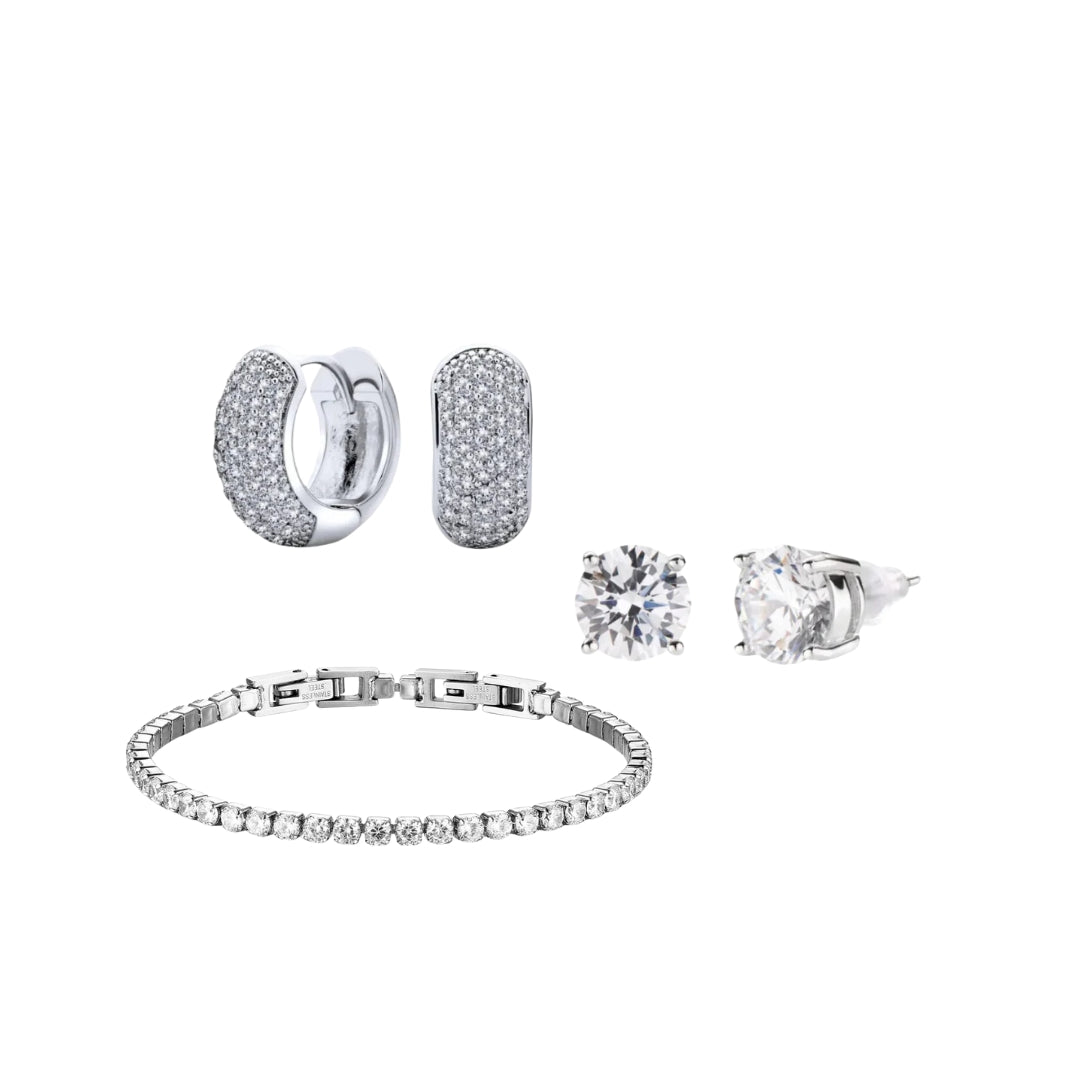 COMBO "ORECCHINI" ARGENTO 925